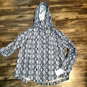Laurier & Co. Raincoat Snakeskin Print Size Large New!!